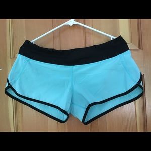 Lululemon run speed shorts - angel blue - size 8
